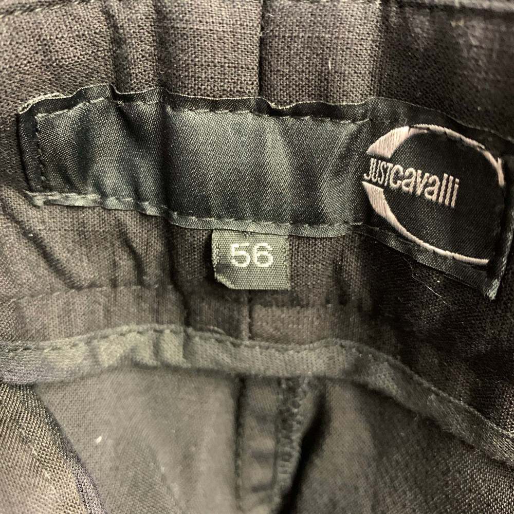 JUST CAVALLI Black Cotton Blend Single Breasted Tuxedo - Picture 14 of 16